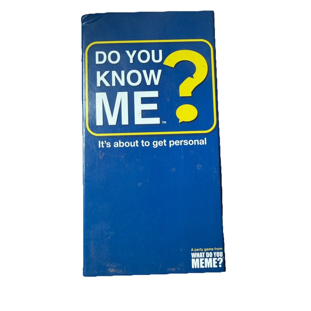 What Do You Meme? Do You Know Me? Adult Party Card Game 2-8 Players Ages 17+